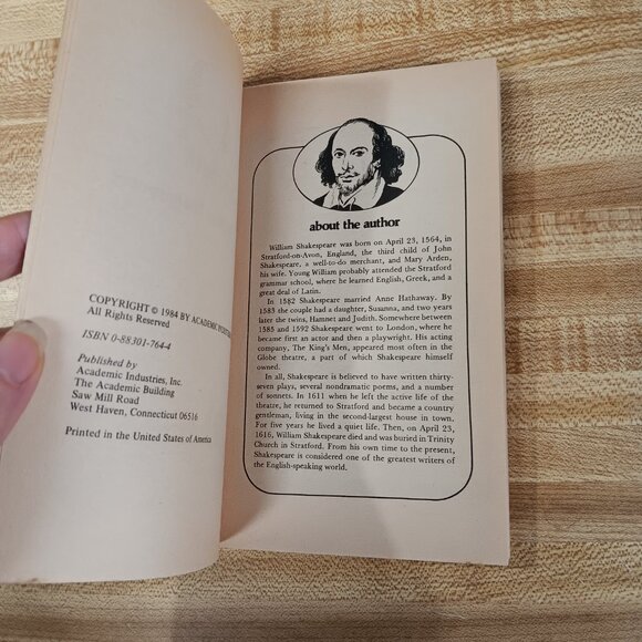 Macbeth William Shakespeare 1984 B&W Pocket Classics Comic Paperback Vintage 80s - Picture 4 of 6